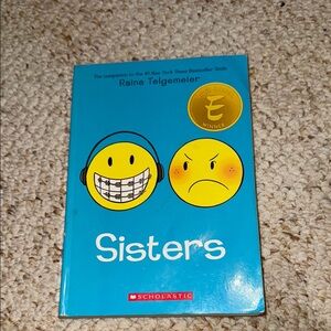 Scholastic 'Sisters' Book by Raina Telgemeier - Blue Cover